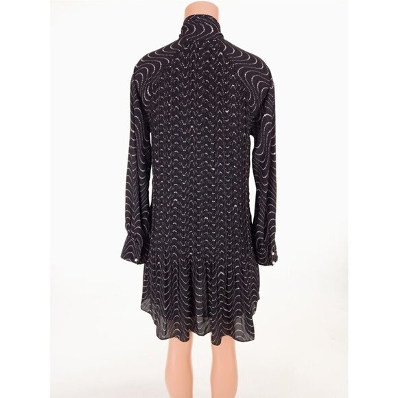 Kate Spade Black Mini Dress with Gold Accents - Picture 7 of 10